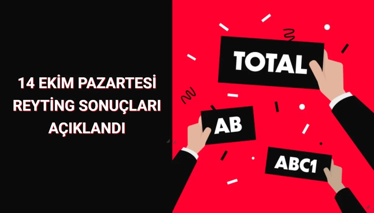 Reyting Sonuçları 14 Ekim 2024 Pazartesi: Dünün Reyting Birincisi Kim Oldu?