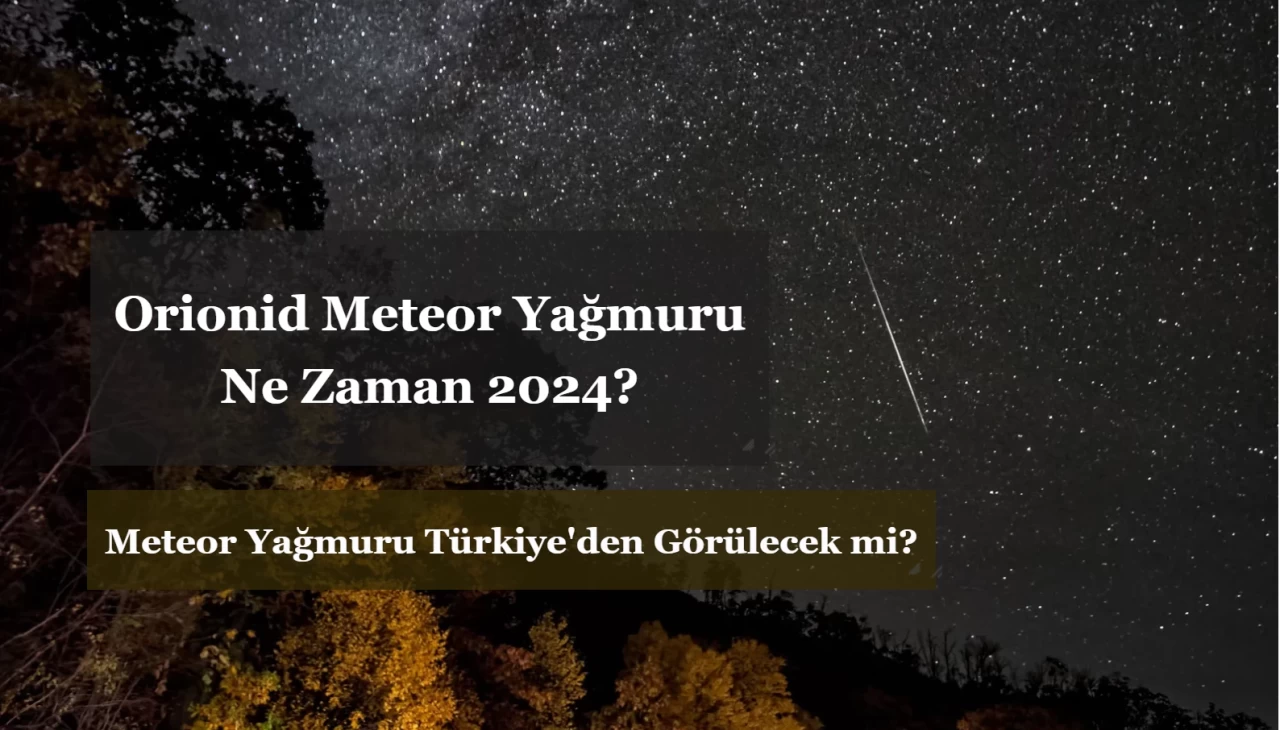 Orionid Meteor Yağmuru Ne Zaman 2024? Meteor Yağmuru Türkiye'den Görülecek mi?