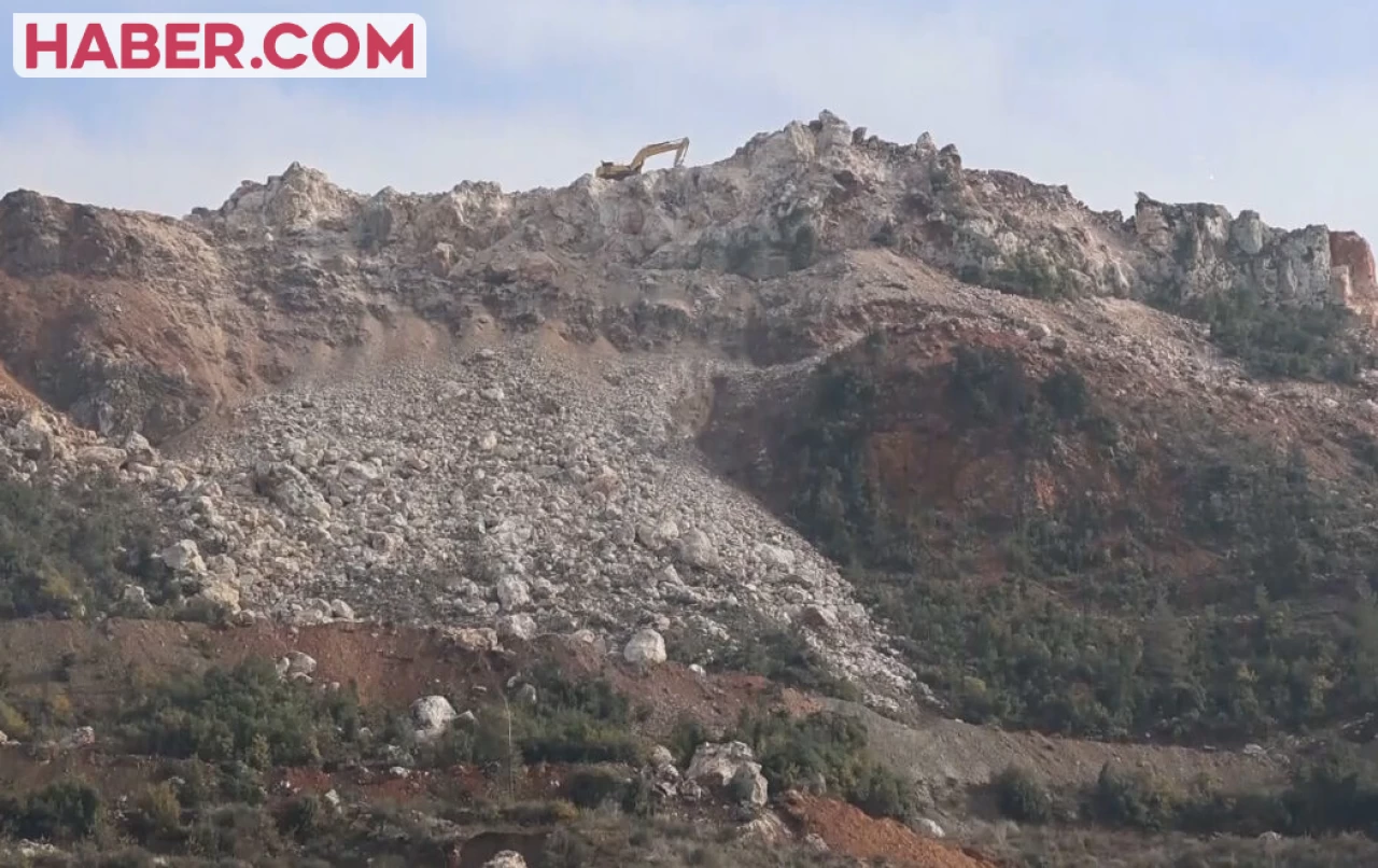 Hatay'da Taş Ocağı Kurulacak Bölgede Patlama Sesleri! Depremzedeler Korku Dolu Anlar Yaşadı