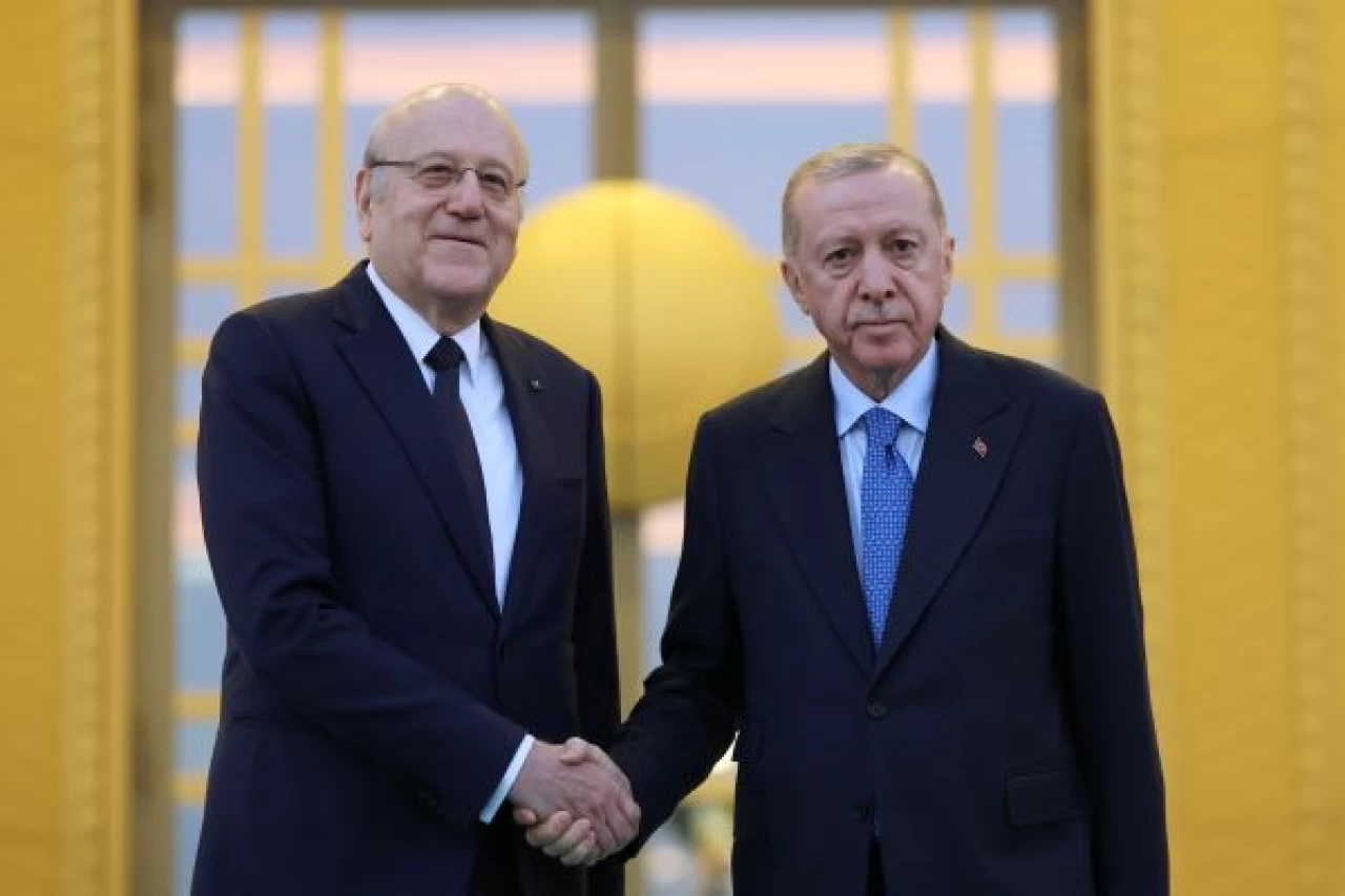 Cumhurbaşkanı Erdoğan, Lübnan Başbakanı Mikati'yi Ağırladı