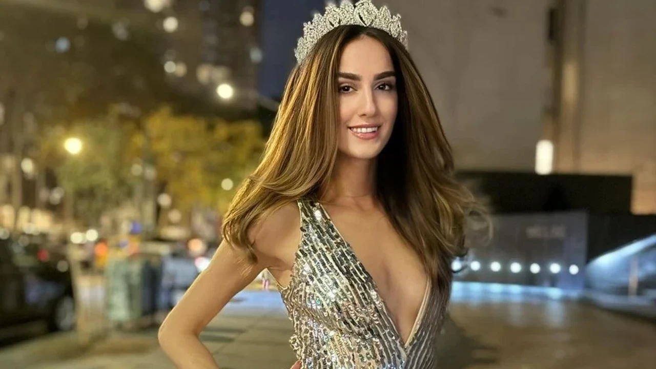 Miss Turkey birincisi İdil Bilgen'in davet tarzı dikkat çekti