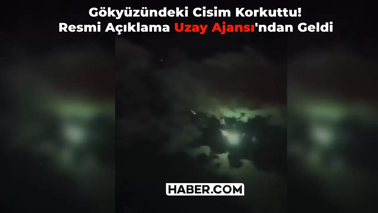 Dün Gece Gökyüzündeki Görüntü Herkesi Korkuttu! Açıklama Geldi