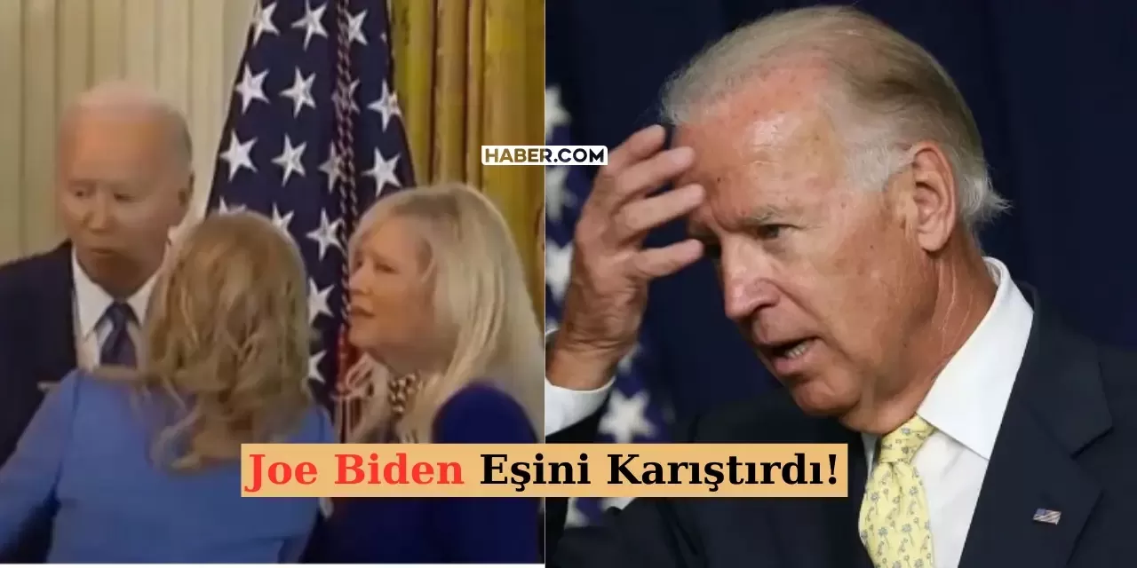 Biden Yine Yaptı Yapacağını! Bu Kez De Eşini Karıştırdı!