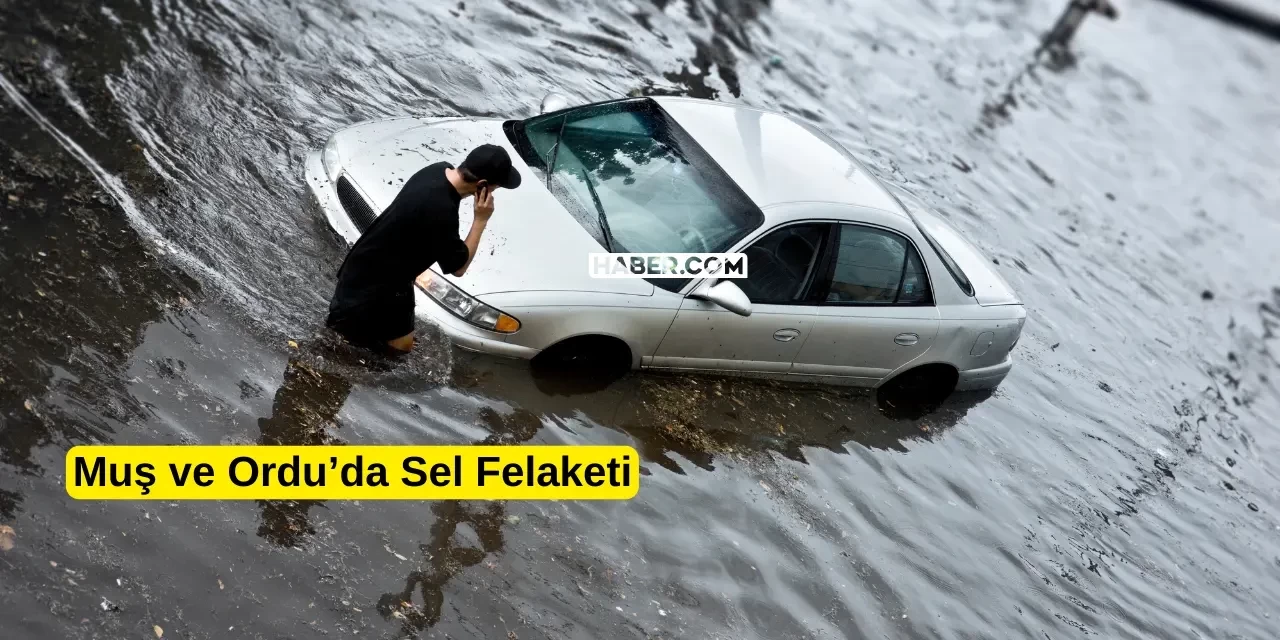 Ordu ve Muş'ta Sel Felaketi! 2 Kişi Hayatını Kaybetti