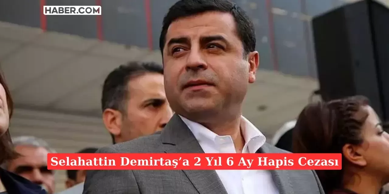 Selahattin Demirtaş'a Cumhurbaşkanına Hakaret Suçundan Hapis Cezası