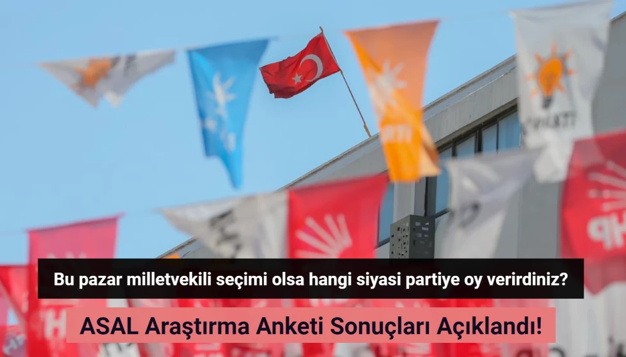 AKP ve CHP Arasındaki Yarış Kızıştı: ASAL Araştırma Son Anketi Yayımladı