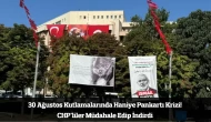 Gaziantep'te 30 Ağustos Kutlamalarında Haniye Pankartı Krizi! CHP'liler Müdahale Edip İndirdi