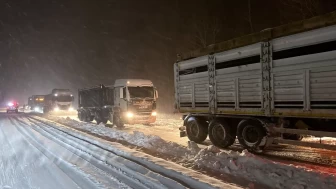 Ilgaz Dağı'nda Yoğun Kar Yağışı Ulaşımı Felç Etti