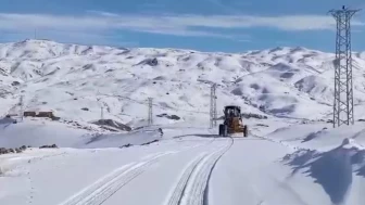 O İlçede Kar Kalınlığı 1 Metreye Ulaştı! Yollar Kapandı