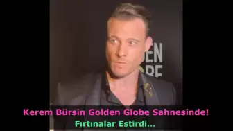 Kerem Bürsin Golden Globe Sahnesinde! Karizmasıyla Yaktı Geçti