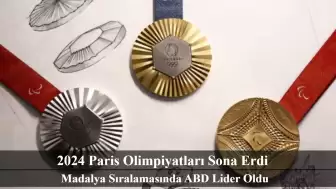 Paris Olimpiyatları Sonunda Madalya Sıralamasında ABD İlk Sırada