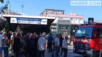 Pendik Marmaray Durağında Yangın! Seferler Durduruldu