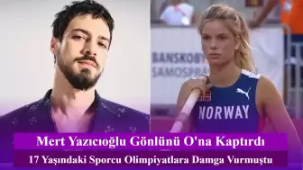 Kızıl Goncalar'ın Cüneyd'i Mert Yazıcıoğlu gönlünü 17 yaşındaki sporcuya kaptırdı! Olimpiyatlara damga vurmuştu