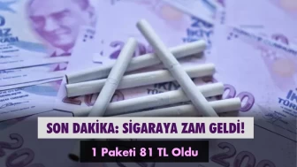 Bu Zam Sigarayı Bıraktırır: 1 Paketi 81 Lira Oldu