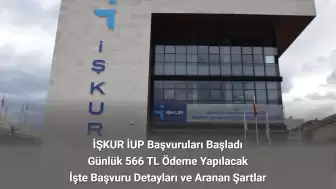 İŞKUR İUP Başvuruları Başladı: Günlük 566 TL Ödenecek