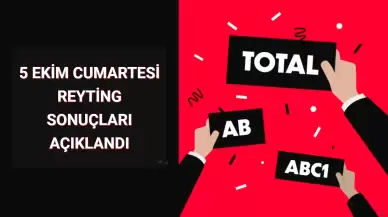 Reyting Sonuçları 5 Ekim 2024 Cumartesi: Dünün Reyting Birincisi Kim Oldu?