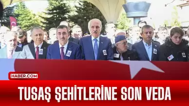 TUSAŞ Şehitlerine Son Veda: Ankara, Terör Saldırısında Şehit Olan 5 Kahramanı Uğurladı