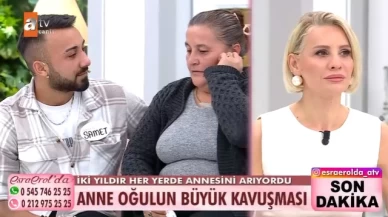 Samet Bağcı 2 Yıldır Eski Kocasından Saklanan Annesi Dilek’e Esra Erol’da Kavuştu!