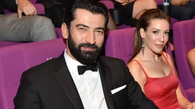 Sinem Kobal'dan Eşi Kenan İmirzalıoğlu'na Romantik Öpücük