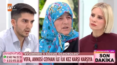 Vefa Keskin ile Annesi Ceyhan Keskin Esra Erol'da Yüzleşti: "Sen de Yargılanacaksın!"