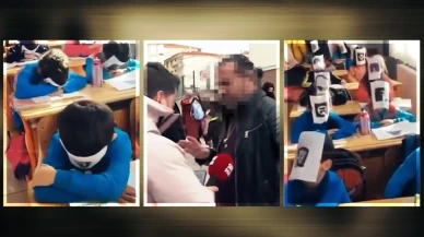 İlkokulda Skandal: Öğrencilerine Kripto Maskesi Taktırıp Video Çekti!