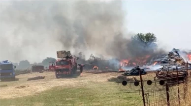 Edirne’de Yangın 500 Dönüm Araziyi Küle Döndürdü