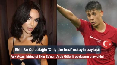 Love Island adlı müstehcen yarışmanın birincisi olmuştu! Ekin Su Cülcüloğlu'ndan Arda Güler'li paylaşım geldi!