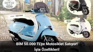 BİM 50.000 TL'ye Motosiklet Satıyor: 125 cc Motosiklet Katalogda Boy Gösterdi