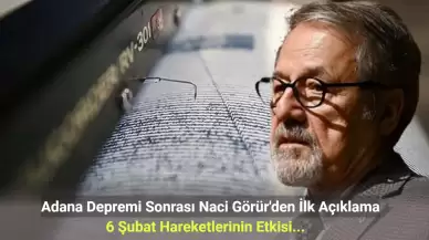 Adana Depremi Sonrası Naci Görür’den İlk Açıklama