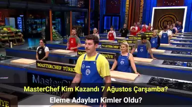 MasterChef Kim Kazandı 7 Ağustos Çarşamba: MasterChef Kim Potaya Gitti?