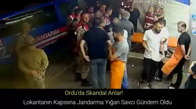 Ordu'da Savcı Kendisini Bekleten Lokantanın Kapısına Jandarmayla Dayandı!