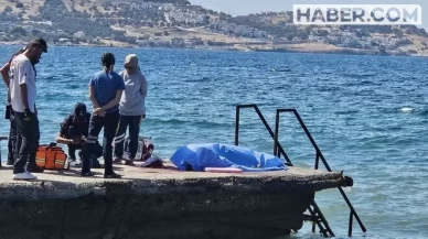 İzmir'de Feci Ölüm: İskeleden Denize Atlarken Dibe Çakıldı