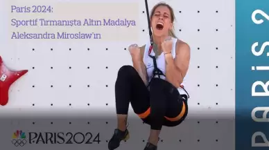 Paris 2024: Sportif Tırmanışta Altın Madalya Aleksandra Miroslaw'ın!