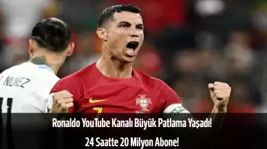 Cristiano Ronaldo YouTube'da 20 Milyon Aboneye Ulaştı! MrBeast'in Rekorunu Kırdı