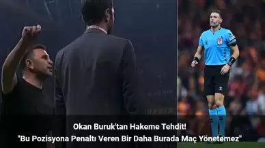 Okan Buruk Hakem Tehdidi İle Gündemde! Penaltı Veren Hakemi Uyardı!