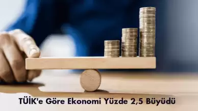 TÜİK'e Göre Ekonomi Yüzde 2,5 Büyüdü