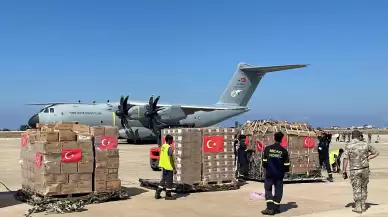 Türkiye'den Gönderilen İnsani Yardım Uçağı Lübnan'a Ulaştı