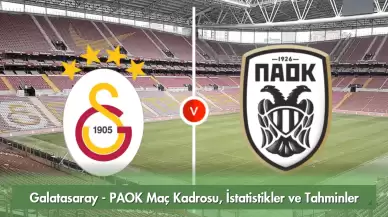 UEFA Avrupa Ligi | Galatasaray - PAOK: Kadrolar, Önemli İstatistikler ve Tahminler