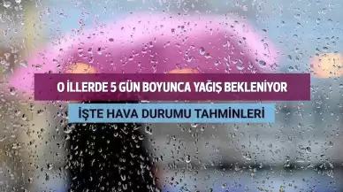 Yağışlar 5 Gün Boyunca Devam Edecek! İşte 14 Eylül Hava Durumu