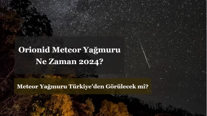 Orionid Meteor Yağmuru Ne Zaman 2024? Meteor Yağmuru Türkiye'den Görülecek mi?