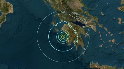 Yunanistan'da 5.2 Büyüklüğünde Deprem Meydana Geldi