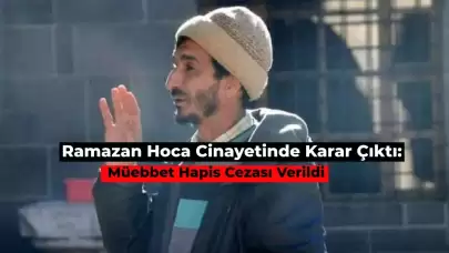 Diyarbakırlı Ramazan Hoca Cinayetini İşleyen Sanığın Cezası Belli Oldu!