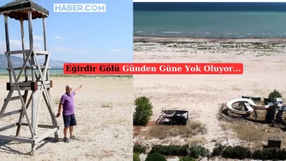 Eğirdir Gölü'nün Dramı Üzüyor! 74 Yılda 12,8 Metre Su Kaybetti...