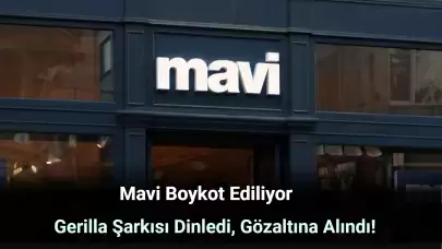 Mavi'ye Tepkiler Çığ Gibi Büyüyor! Gerilla Şarkısı Dinleyip Paylaşan Kadın Gözaltına Alındı