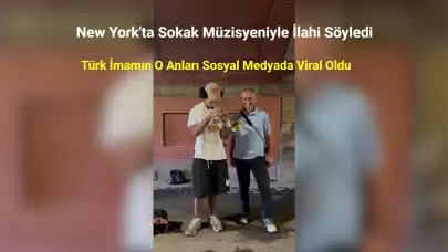 Türk İmam ABD'de Sokak Müzisyenleriyle İlahi ve Kaside Seslendirdi