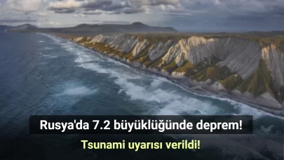 Rusya'da 7.2 Büyüklüğünde Deprem! Tsunami Uyarısı Verildi