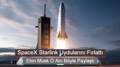 SpaceX Starlink Uydularını Fırlattı! Elon Musk O Anı Böyle Paylaştı