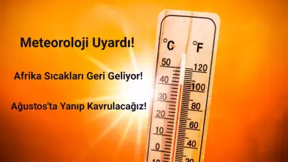 Afrika Sıcakları Geri Geliyor: Ağustos'ta Yanıp Kavrulacağız