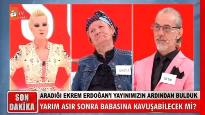 Ufuk İçingir Yarım Asır Sonra Babası Ekrem Erdoğan’a Müge Anlı’da Kavuştu