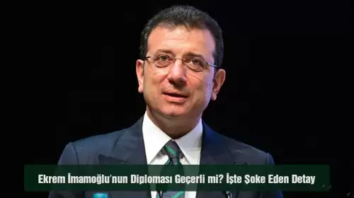 Ekrem İmamoğlu'nun Diploması Geçerli mi? İşte Şoke Eden Detay